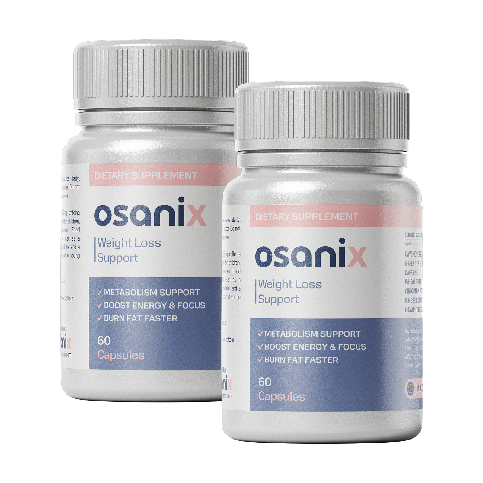 Twee flessen Osanix Weight Loss Support